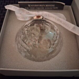 Times Square Waterford Crystal Ball (2001) Hope for Abundance Christmas Ornament